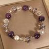 Mori Style Minimalist Purple Crystal Bracelet – Light Luxury Gift for Women & Best Friends