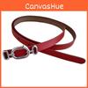 Leather Handcrafted Waist Belt For Women Alloy Clasp Designed Casual Formal Wear