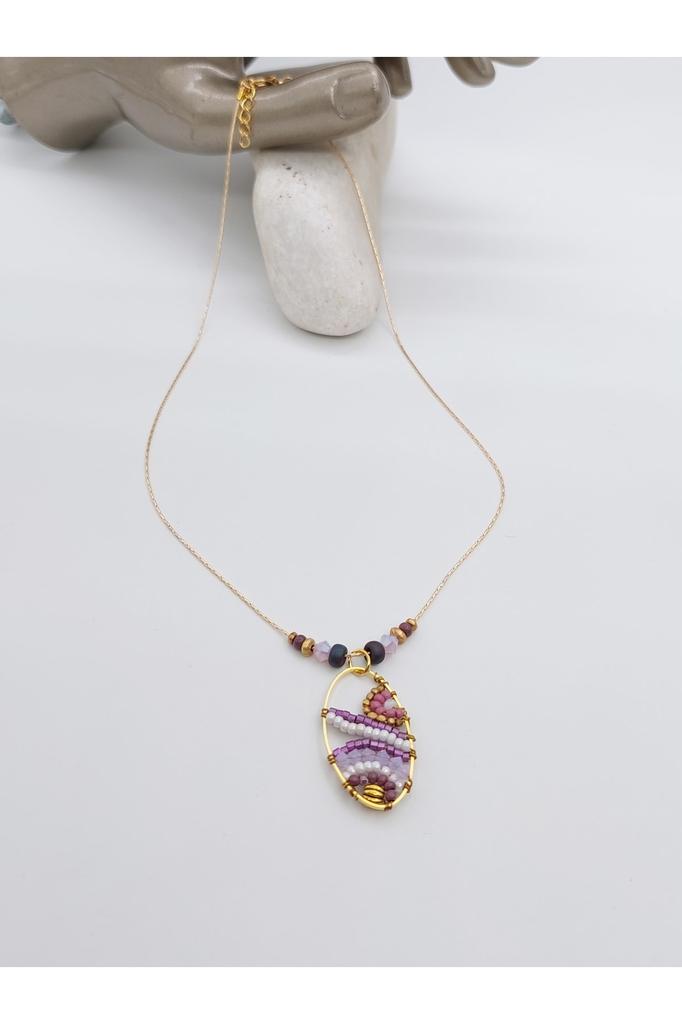 Подарок на день рождения, этническое подлинное хиппи, богемное модное ювелирное ожерелье ручной работы