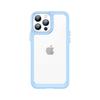 Hurtel iPhone 12 Pro Max Blue Gel Frame Case