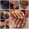 Easy to Use Extra Long Curved False Nails French Tip False Nails  Nail Supplies Manicure Tools