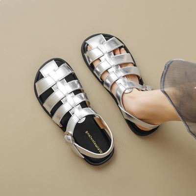 Римские сандалии женские летние винтажные туфли высокого качества