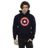Marvel Mens Avengers Captain America Scratched Shield Hoodie