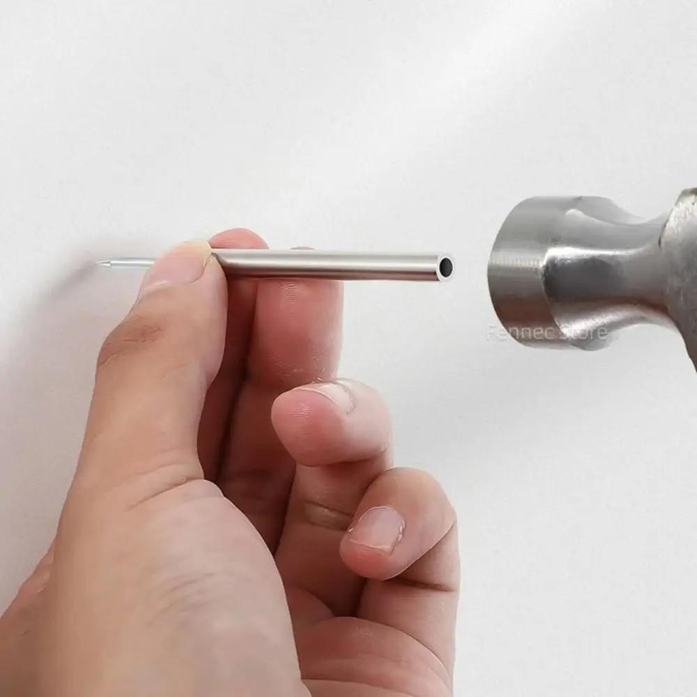 50/100 шт. гвозди с двойной шляпкой, бесшовные гвозди без следов, гвозди из нержавеющей стали для дерева, фиксатор без следов