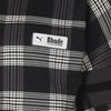 Puma X Rhude Xtg Collab Повседневный вязаный свитер в клетку с высоким воротом, мужские топы, черный, белый цвет 595341-02