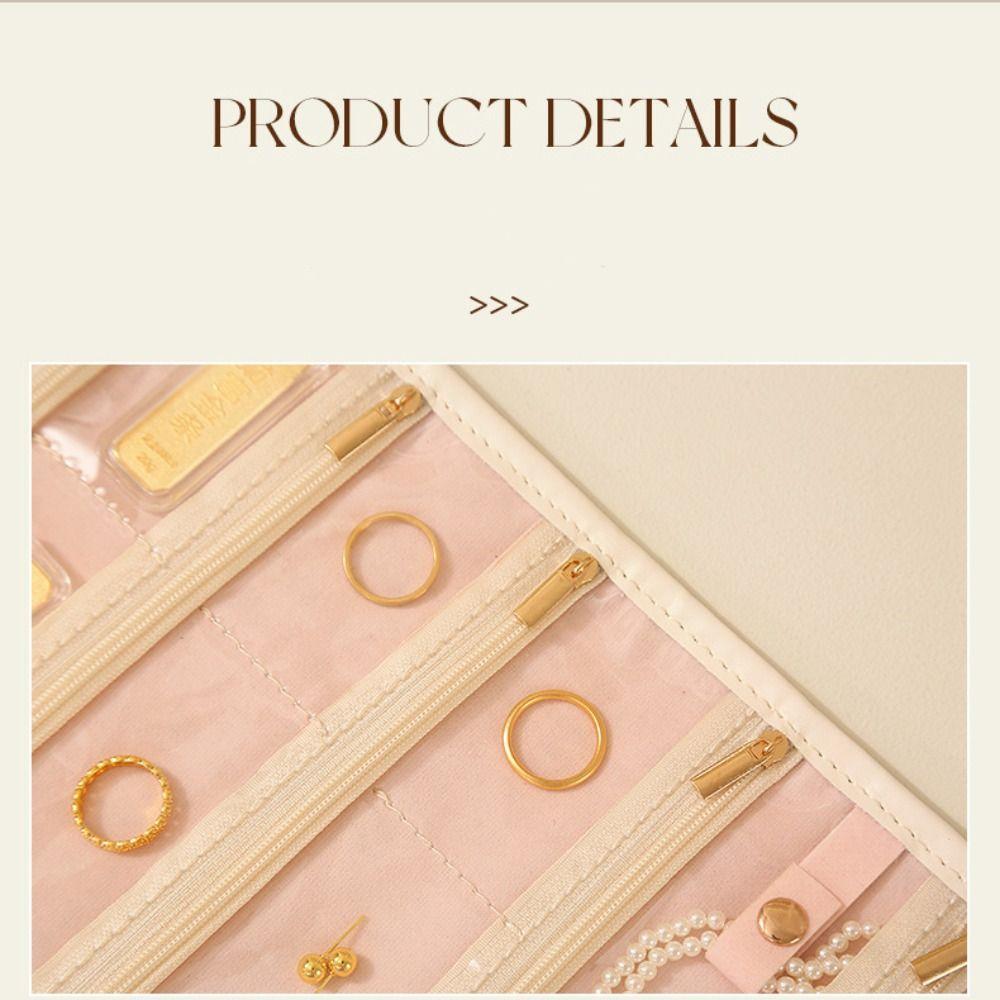 Многослойная складная сумка для украшений Складная сумка для хранения украшений Кольца Браслет
