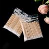 1 Bag Wood Cotton Buds Tips Disposable Micro Cotton Swabs Makeup Ears Cleaning Sticks Cosmetic Nails Eyelash Extension Tools
