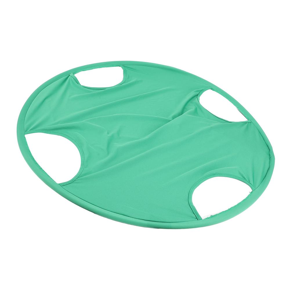 Pop Up Laundry Storage Basket Fine Wrapped Edges Foldable Round Clothes Container for Removing Cloth