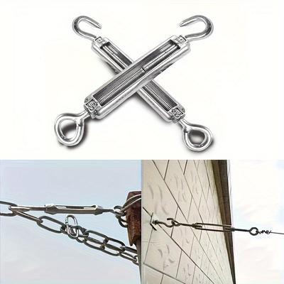 4 шт. Талрепы из нержавеющей стали типа OC с открытым корпусом, натяжители троса, фиксирующие аксессуары
