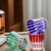 200ml Exquisite Drinking Glasses Creative Cocktail Glass Multi Colored Wine Glasses Bar Luxury Carved Whiskey Glass Water Bottle