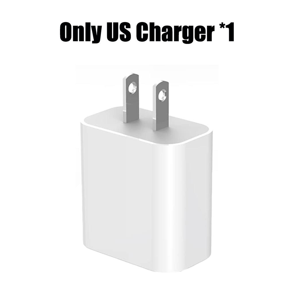 1-3Set 20W US USB C Port Fast Charger For iPhone 14 13 12 11 Pro Max Plus XR Xs 7 8 3.3 Ft USB C Fast Charging Cable Accessories