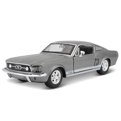 Maisto 1/24 Ford Mustang GT 1967 Серый / Металлическая модель автомобиля (Готовый продукт) 31260 GY