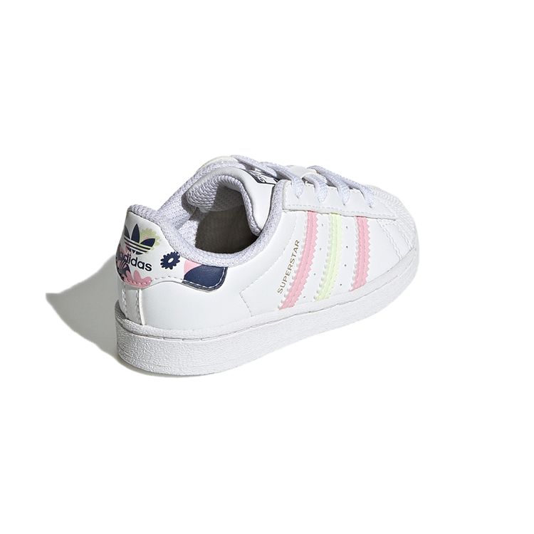 adidas Оригинальные Superstar Удобные Универсальные Низкие Кроссовки для Ходьбы Детская Обувь GY3332