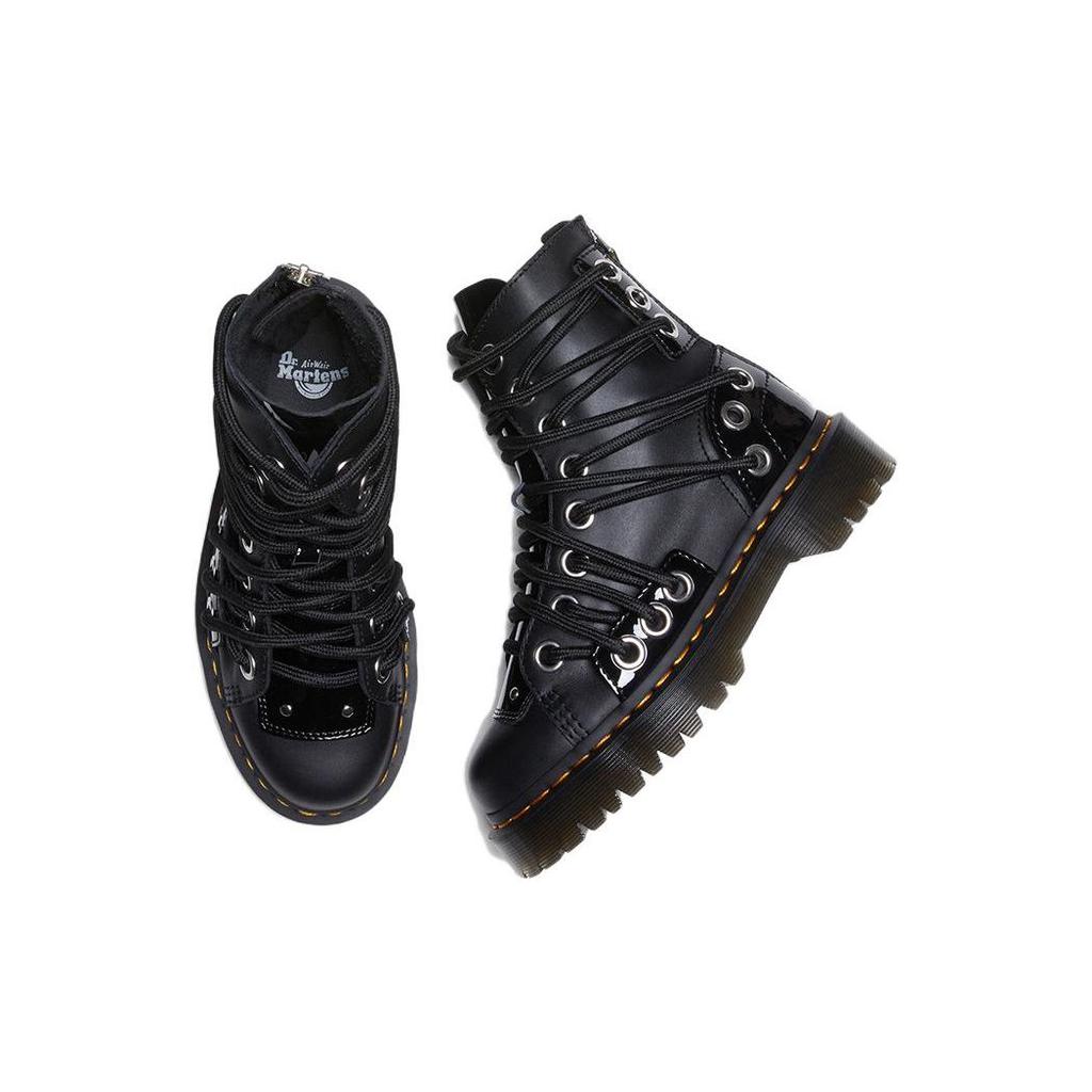 Dr. Martens Daria Bex Leather Simple Fashion Short Boots Women Boots Black 30797001