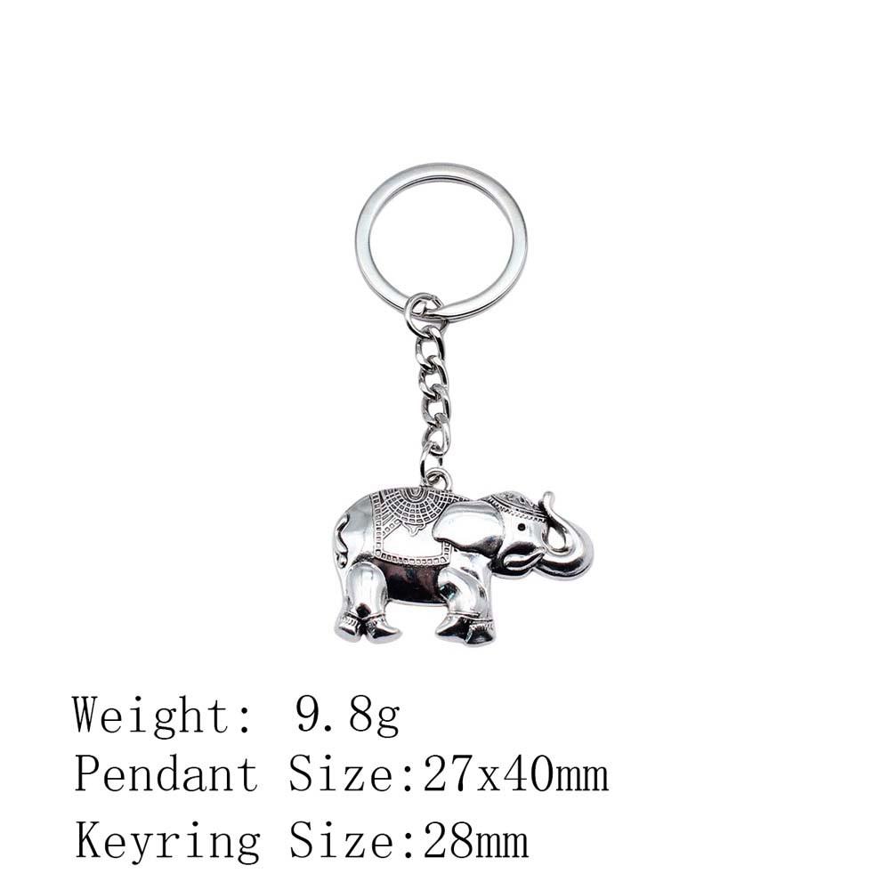 Wedding Anniversary Men Keychain Elephant Key Ring Women's Clothing Chains For Boys