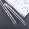 Notebook Binding Spines Binder Circle Ring Loose Leaf Book Binder Rings Plastic Comb Bindings