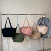 Korean Version of Casual Large-capacity Handbag Women's New Simple Tote Bag College Student Versatile Shoulder Bag