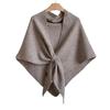 Solid Color Triangle Scarf Soft Sweater Shawl Cape Casual Knitted Shawl