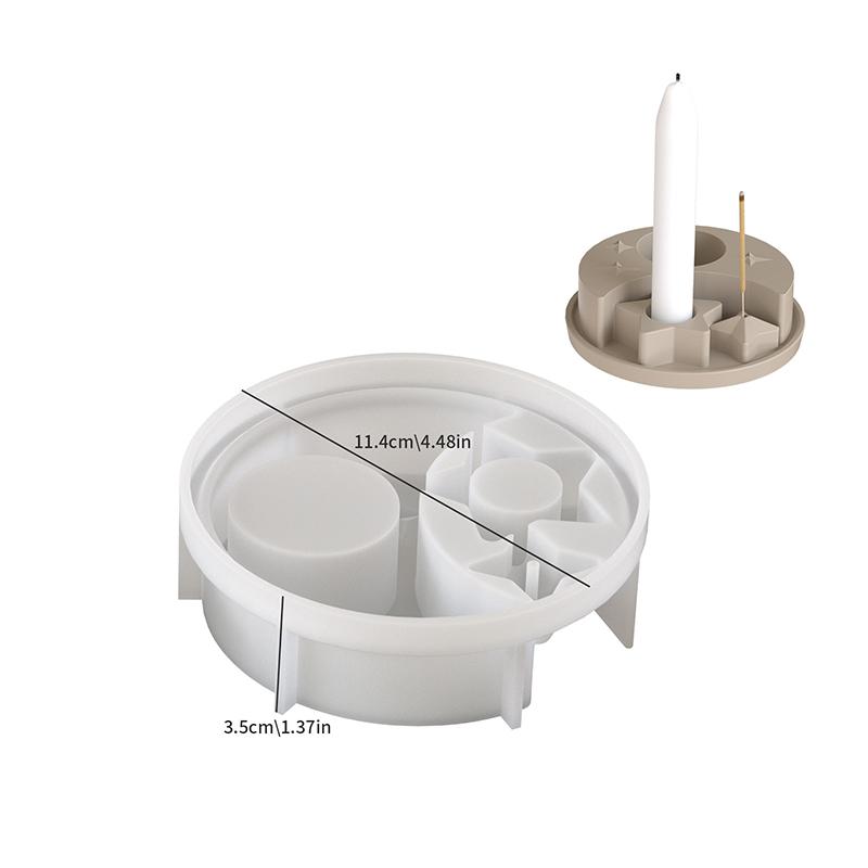 1 шт. Многоразовый подсвечник в виде луны и звезд, Луна и звезды из смолы/гипса, Сделай сам, Подставка для соевого воска/мыла/благовоний