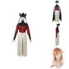 Stylish Demon Slayer Kimetsu No Yaiba Upper Moon Two Douma Kimono Suit For Halloween And Parties