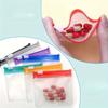 7 Pill Storage Bags Packing Bags Pills Small Zippers Self-sealing Bags Beads Small Items Storage Bags