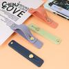 1pc Universal Silicone Wristband Phone Holder Finger Ring Phone Hand Band Bracket Push Pull Grip Phone Stand Sticker Accessories