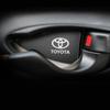 WTRK1 4pcs Car Interior Door Handle Bowl Frame Cover Trim Sticker For Toyota Prado Yaris Hilux Fortuner Corolla Camry Car stickers