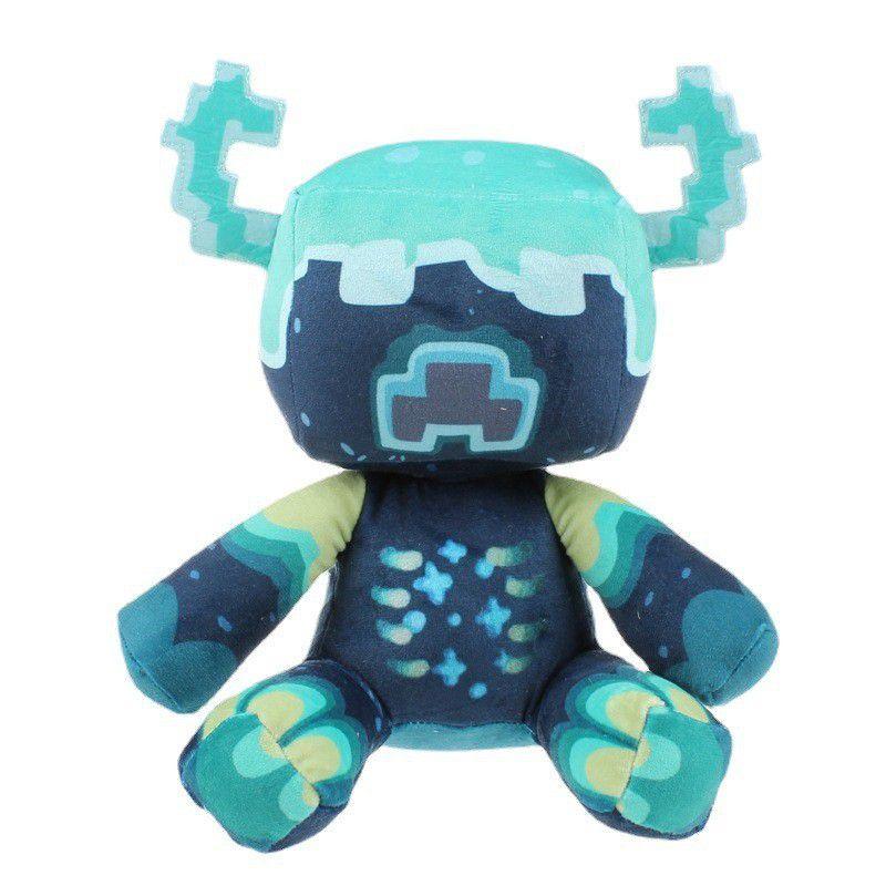 Cute Minecraft Warden Plush Stuffed Animal Soft Pixel Doll Children Gift Toy