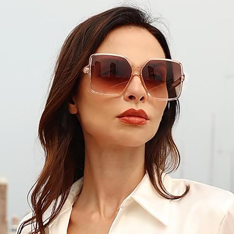 Irregular Oversized Sunglasses Trendy Classic Punk Outdoor Gradient Sun Glasses Female Cycling Driving Eyewear