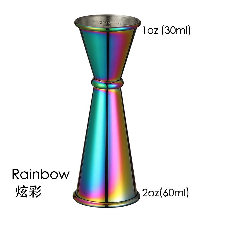 Двойной джиггер для барменства, Коктейльный джиггер 2 унции 1 унция | Мерный стаканчик для коктейлей Японский джиггер Мерка для шотов Джиггеры