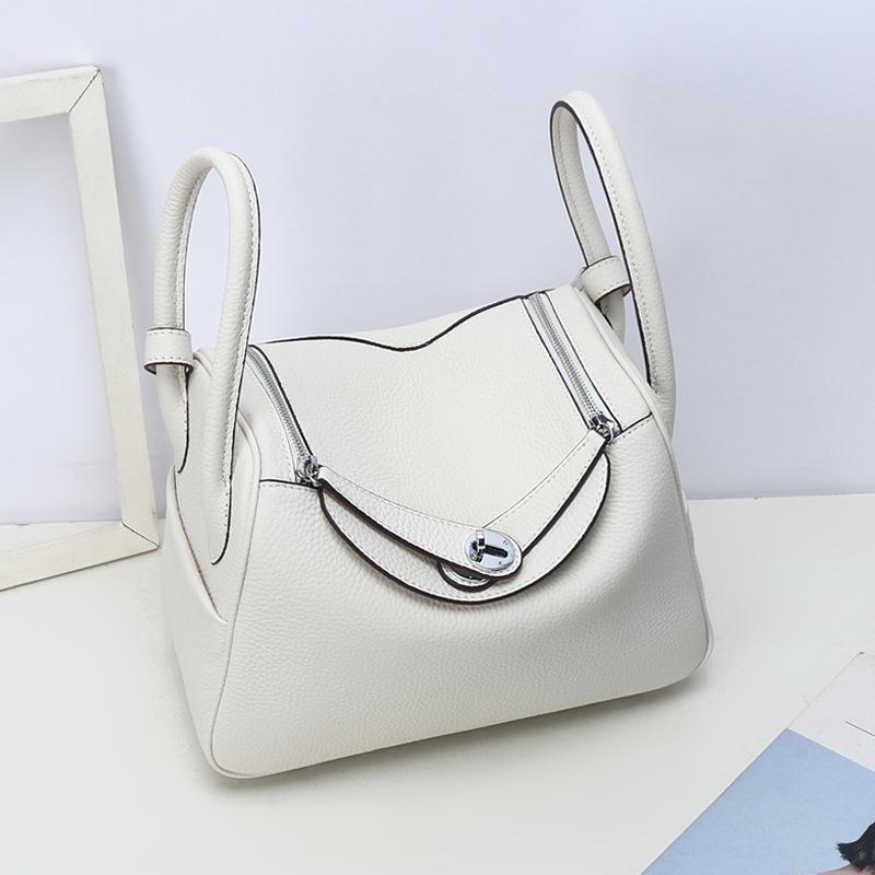 Новая женская сумка из натуральной кожи, мягкая кожа, большая сумка-подушка, сумка на одно плечо, модная докторская аптечка, сумка