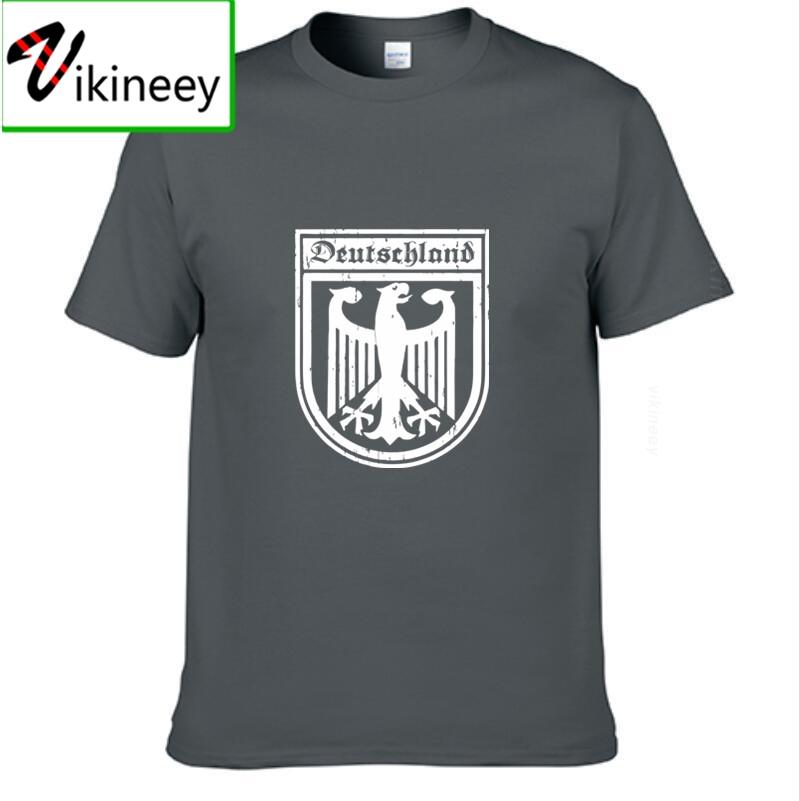 Германия GerUnisex Флаг Герб GerUnisexy Орел Футболка Унисекс Новая Мода Унисекс Круглый Вырез Футболка Харадзюку Топы Рубашки День Отца