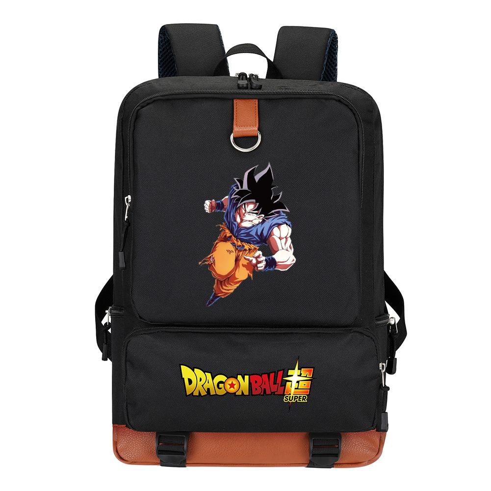 Мультфильм Анимация Dragon Ball Школьная сумка Рюкзак Студенческая школьная сумка Мужская и женская Дорожная сумка Сумка для компьютера