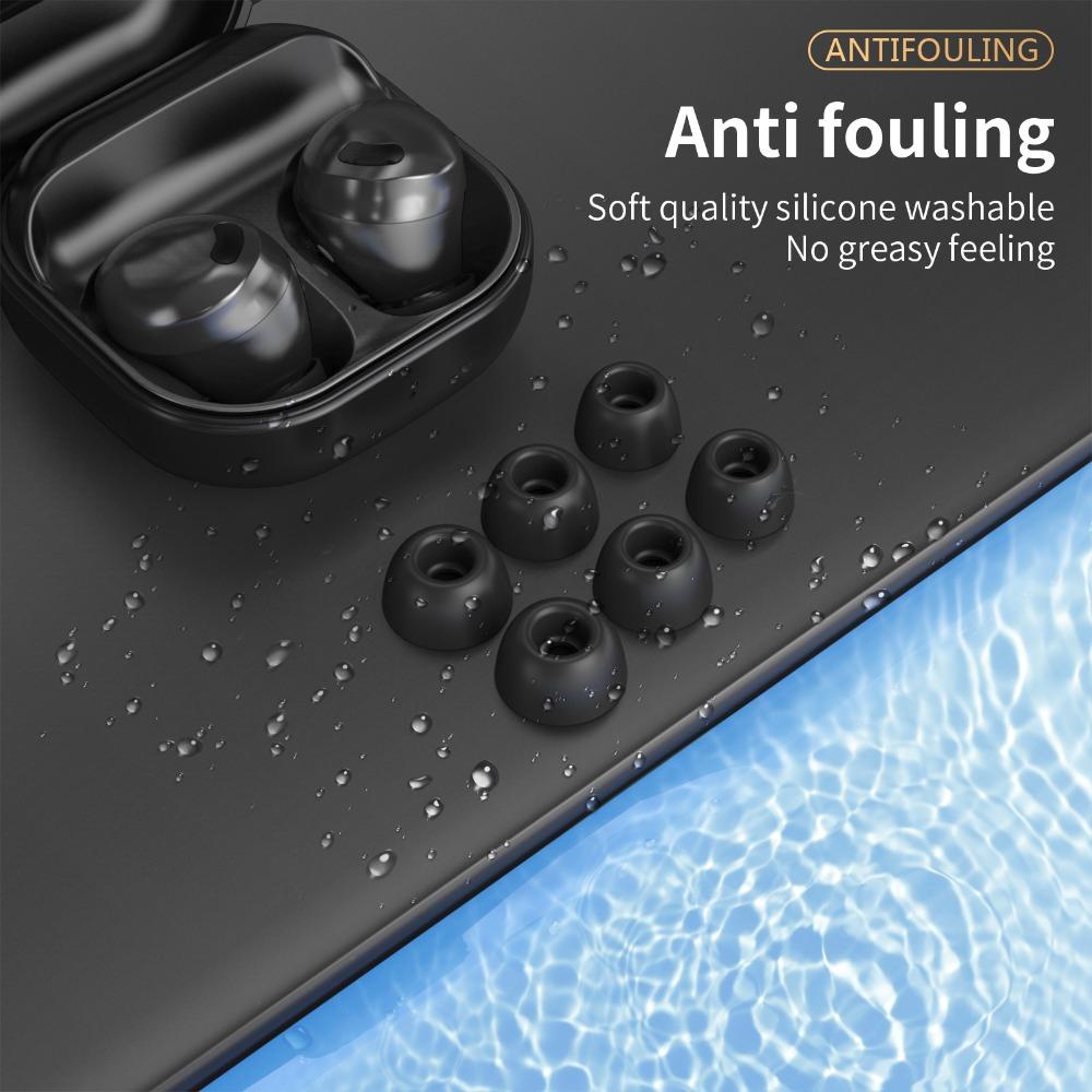 3/6 пар силиконовых амбушюр для Samsung Galaxy buds 2 pro Наушники Амбушюры Наконечники Аксессуар для Galaxy buds 2pro