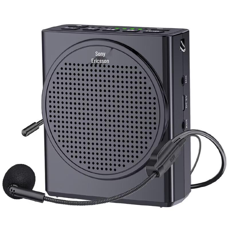 Усилитель голоса Soaiy S638 для учителей с Bluetooth и функцией записи, штекер CN (адаптер в комплекте) (Китайская версия)