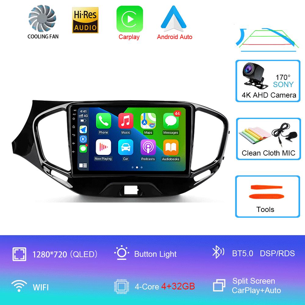 Android 14 для LADA Vesta Cross Sport 2015 2022 Автомобильный радиоприемник Мультимедиа Видеоплеер Навигация стерео Нет 2din 2 din