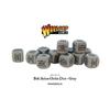 Bolt Action Orders Dice - Grey (12), Bolt Action