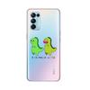 Милый динозавр для OPPO Reno7 SE 6 5 ZF 4G 5G Find X2 X3 Neo Lite Pro Plus, прозрачный мягкий чехол для телефона