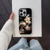Высококачественный чехол для телефона с золотой рыбкой Кои на удачу для iPhone 17 Air 16 e 15 14 13 12 11 Pro Max Plus Mini SE Красивый блестящий чехол