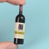10Pcs Dollhouse Miniature Resin Bottle Simulation Wine Bottle Model Accessories