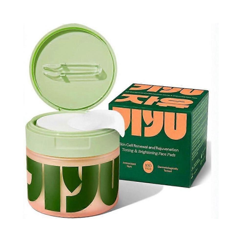 Jiyu Korean Skincare Anti-Aging, Dark Spot & Wrinkle Minimizing Toner Pads less
