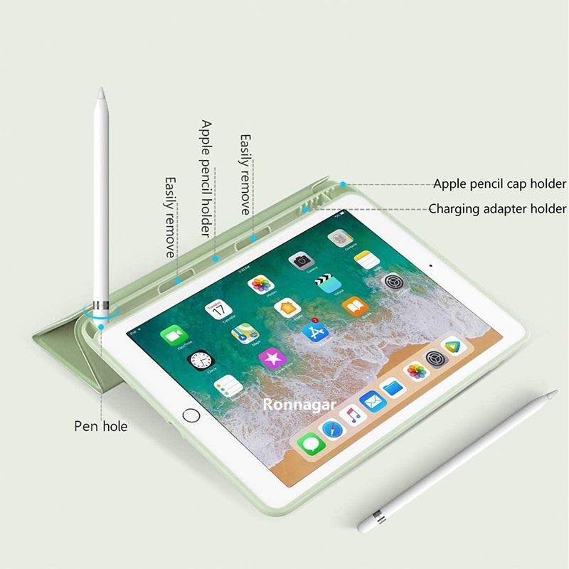 Слот для карандаша Чехол для iPad A16 11-го Air11 M3 M2 Pro11 M2 M4 10-го 7 8 9-го 10.2 Чехол 9.7 5/6-го Air5-го 4-го