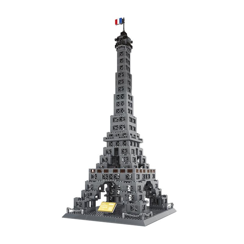 976PCS Assembly Toy Eiffel Tower building blocks Creative Decoration Beautiful Toy Creative Home Decoration Gifts Small Particle