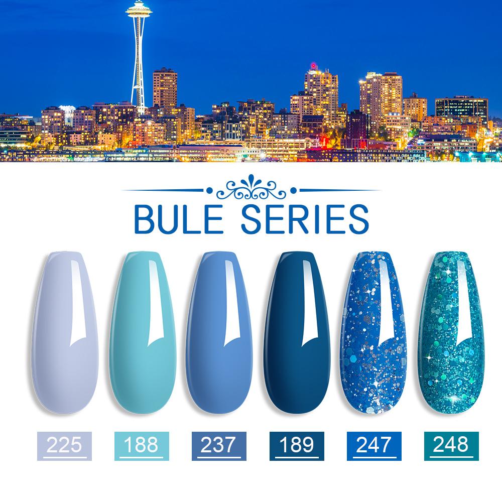 PHOENIXY 6 шт./лот набор гель-лаков разных цветов набор лаков для ногтей для маникюра DIY нейл-арта салона красоты