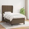 3127944 vidaXL Divan Bed with Mattress Dark Brown 100x200 Cm