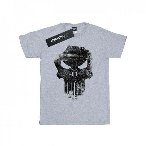 Marvel Мужская футболка The Punisher с потертым черепом