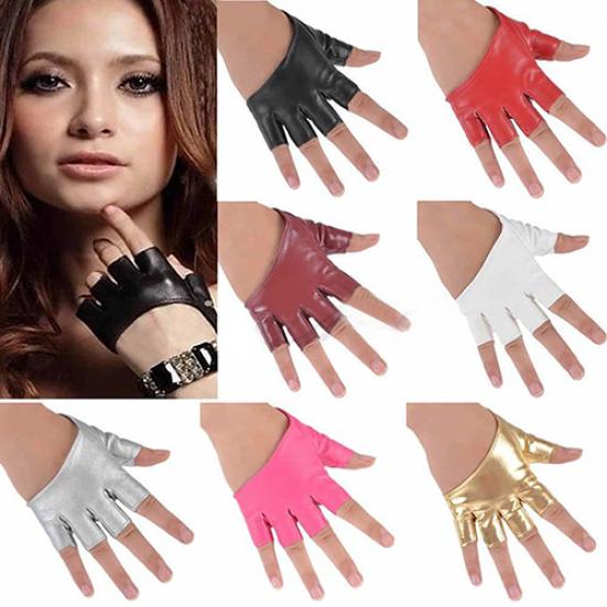 Fashion Girls Half Women Driving Dance Finger Fingerless Gloves Gifts