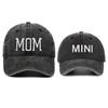 Вышитая бейсболка для родителя и ребенка MAMA MINI - Идеально подходит для Дня матери и Дня защиты детей