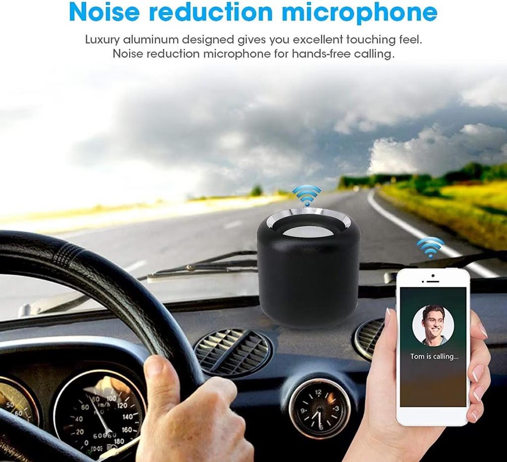 Портативные металлические беспроводные Hi-Fi стерео мини-динамики сабвуфер музыкальный плеер беспроводной Bluetooth-динамик