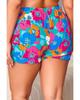 Azura Exchange Abstract Floral Print Drawstring Shorts